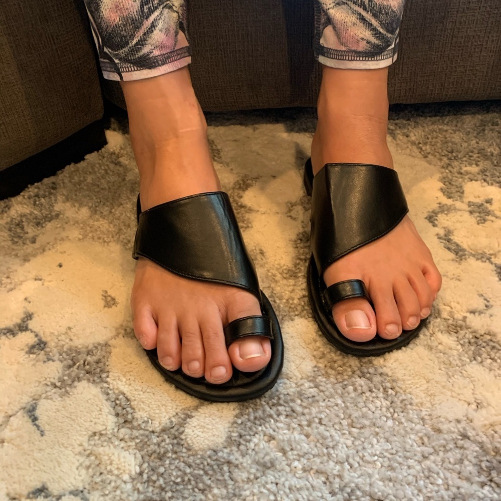 Little black sandals